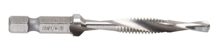 Greenlee HSS 1/4 Inch-20NC Combination Drill and Tap Bit, large image number 1