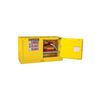 Justrite 17 Gallon Yellow Steel Self Close Flammable Safety Cabinet, small image number 5