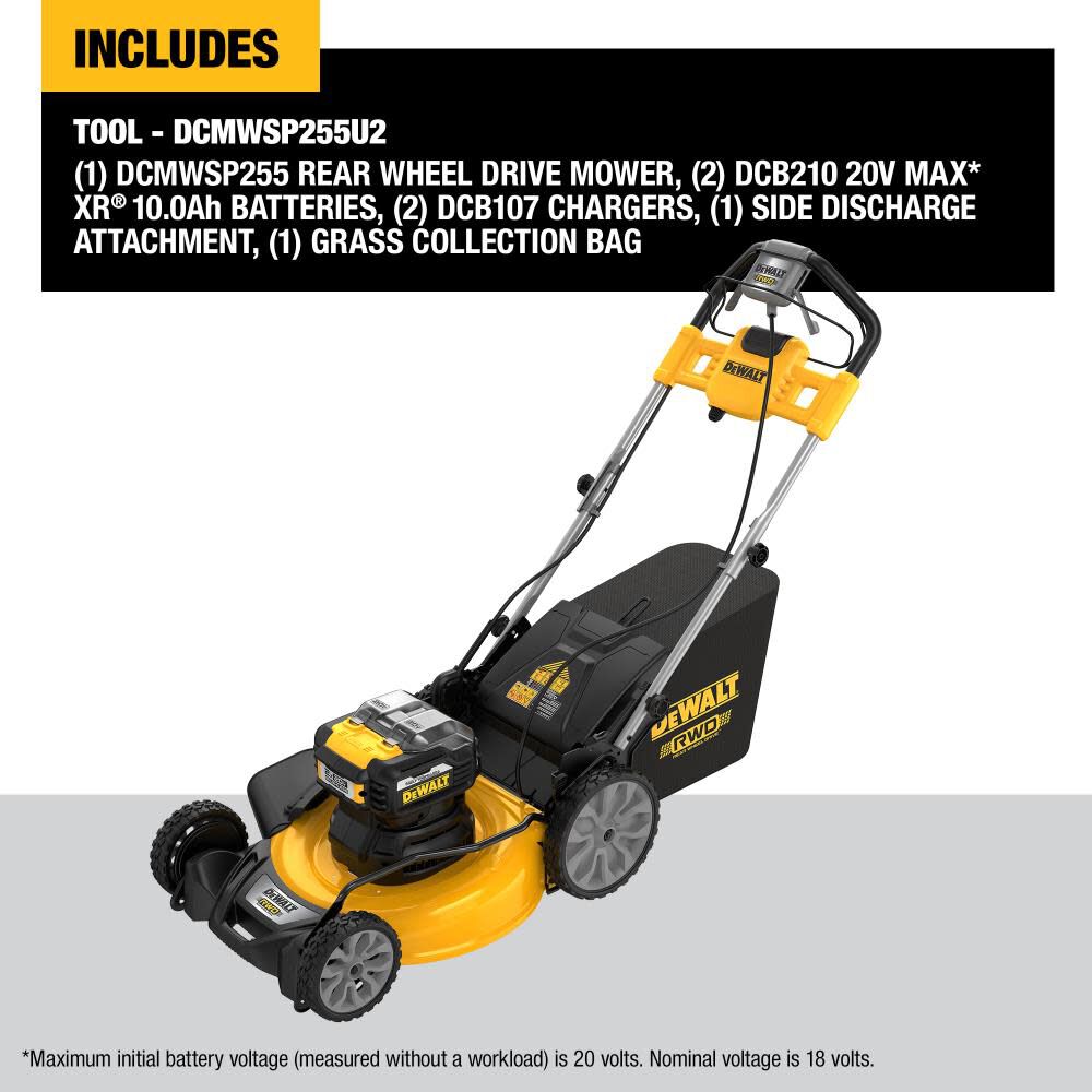 Dewalt store 54v mower