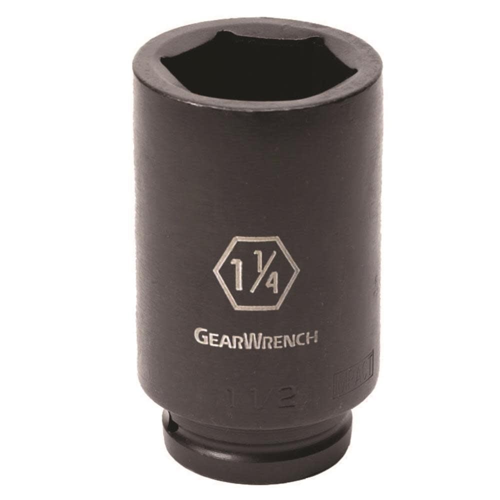 GEARWRENCH Impact Socket 3/4 in Drive 6 Point Deep 1-9/16 in - 84876
