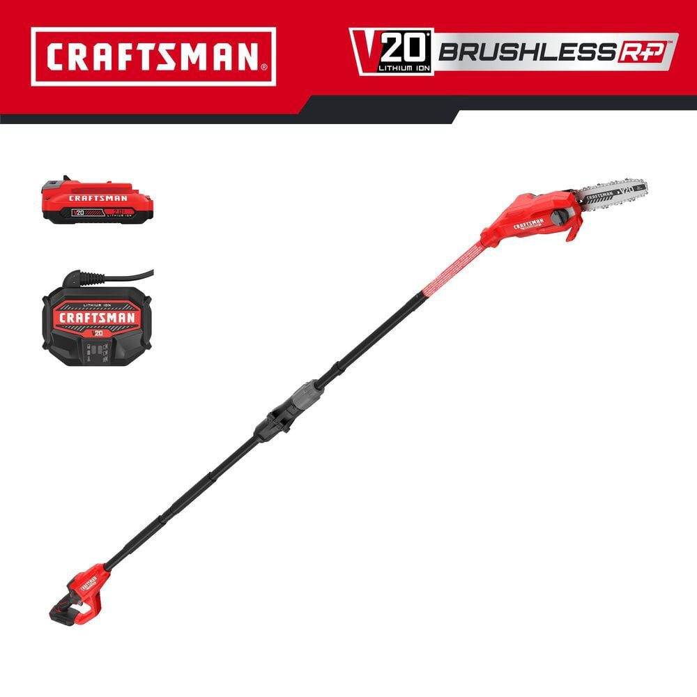 CRAFTSMAN V20 BRUSHLESS RP 8 Inch Pole Saw Kit, large image number 2
