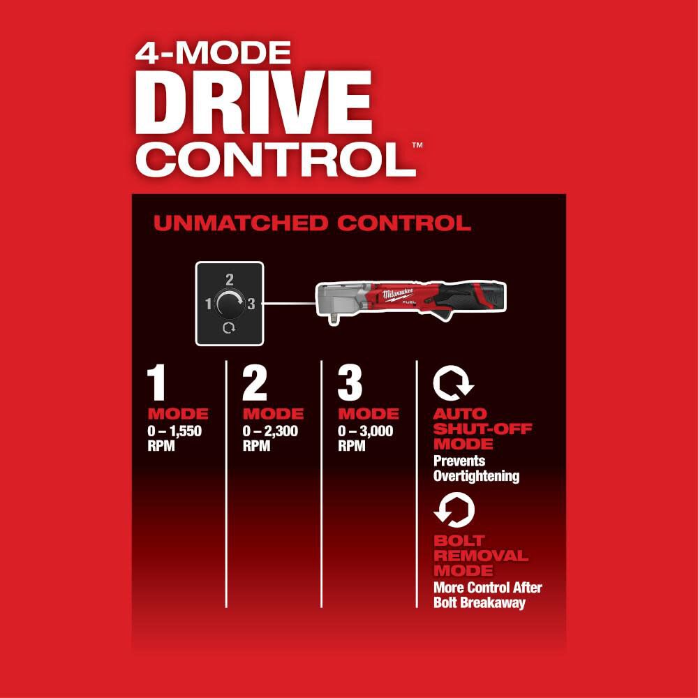 Milwaukee m12 fuel cordless hot sale right angle impact wrench