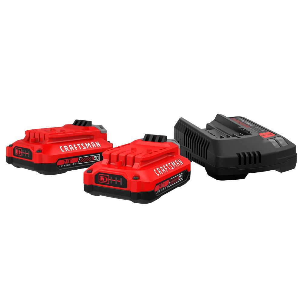 CRAFTSMAN V20* 2Ah Lithium Ion Starter Kit, large image number 2