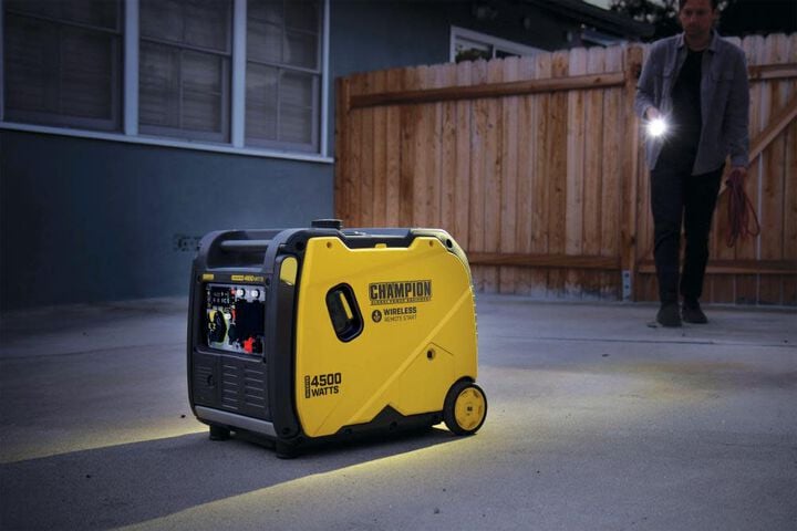 Champion Power Equipment 4500-Watt Wireless Remote Start Gas Powered 49 State RV Ready Portable Inverter Generator with Quiet Technology, large image number 8