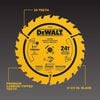 DEWALT 5 1/2 Inch 24 T Rough Finish Carbide Circular Saw Blade, small image number 2