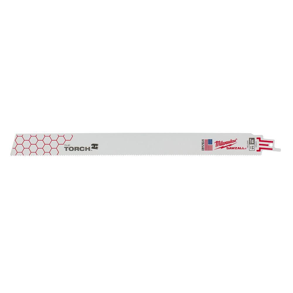 Milwaukee 12 in. 14 TPI THE TORCH SAWZALL Blades 5PK, large image number 1