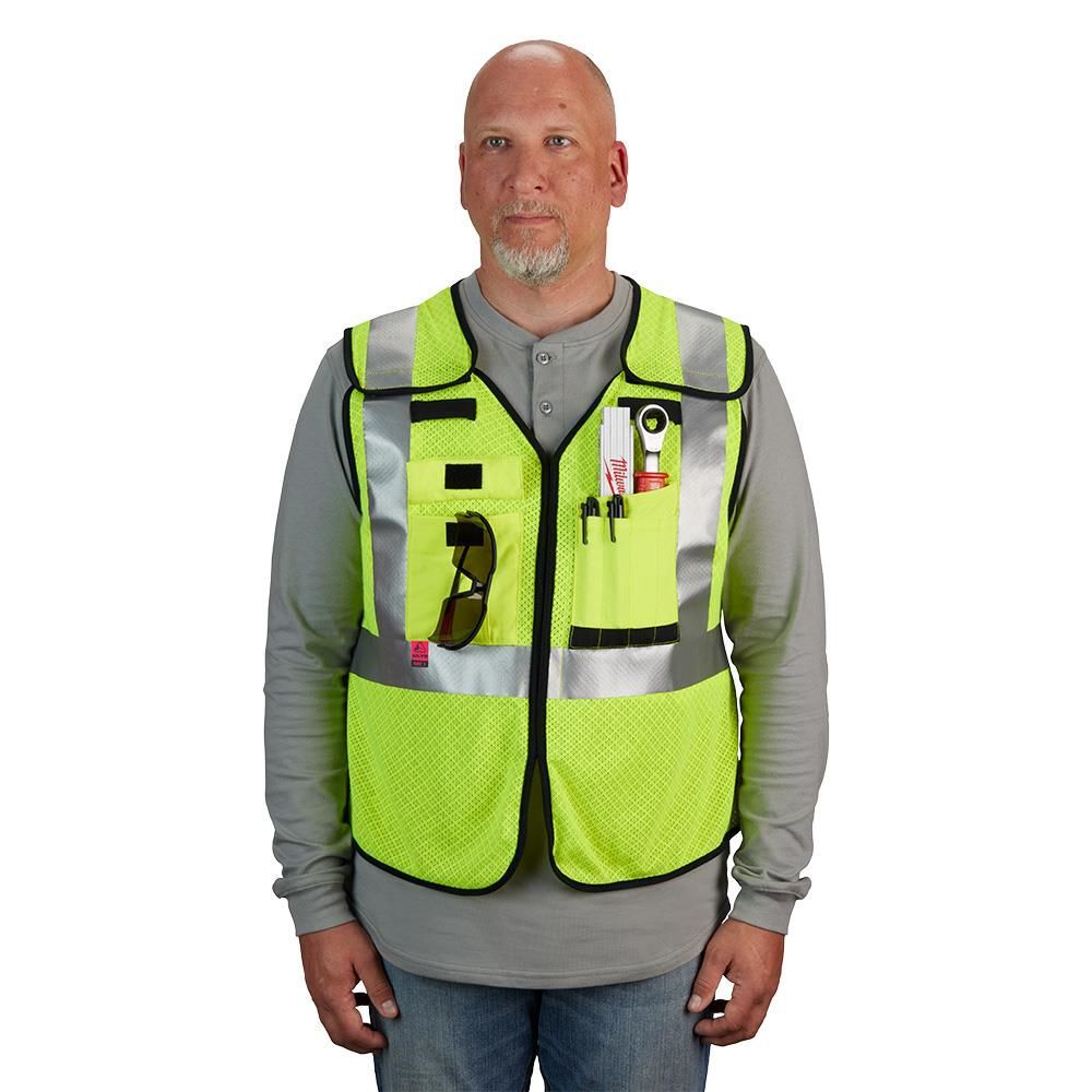 Milwaukee High Vis Safety Vest Class 2 Breakaway AR/FR Cat 1, large image number 8