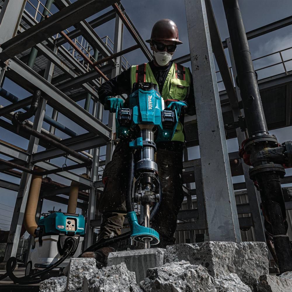 Makita 80V max (40V max X2) XGT Brushless 70 lb. 1-1/8 Inch Hex AVT Breaker Hammer 8 Ah Kit, AWS Capable with 4 Batteries, large image number 13