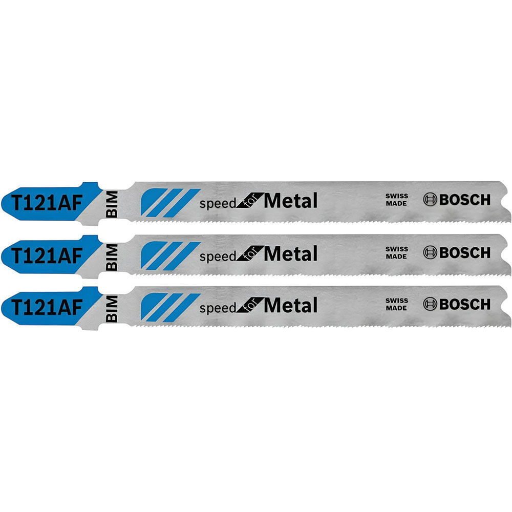 Bosch Jig Saw Blades 3pc 3 5/8in 21 TPI Speed for Metal T Shank, large image number 1