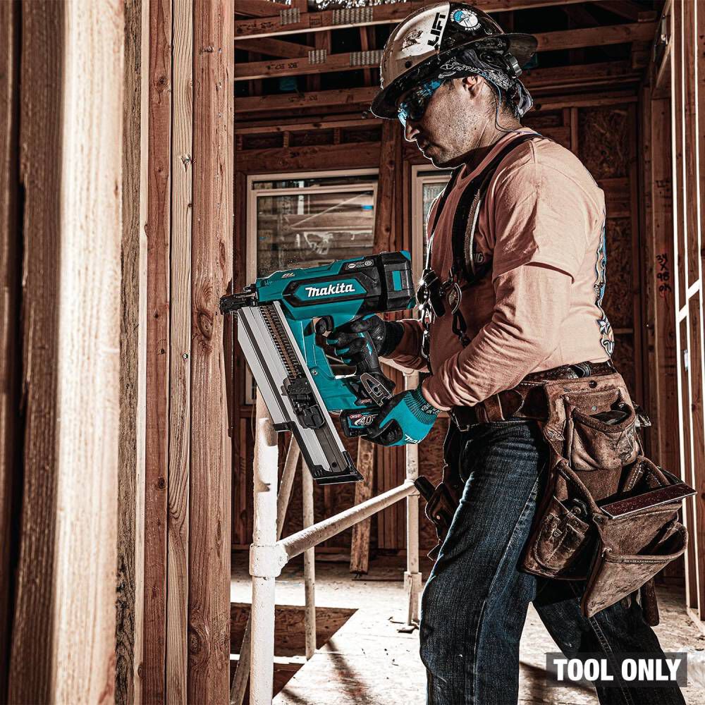 Makita 40V Max XGT Brushless Cordless 21 Degree Full Round Head 3-1/2 Inch Framing Nailer (Bare Tool), large image number 16