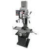 JET Variable Speed Geared Head Square Column Mill/Drill with Power Downfeed & Newall DP700 2-Axis DRO, small image number 1