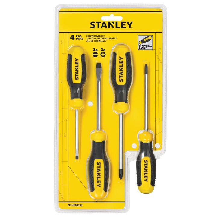 Stanley Screwdriver Set, 4 Pieces, large image number 1