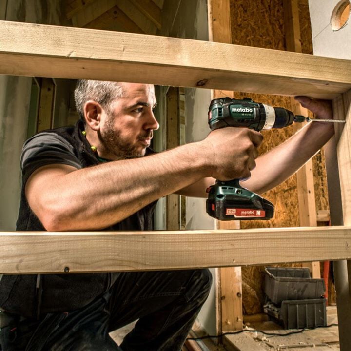 Metabo 18V SB 18 LT BL 2.0 Brushless Cordless Hammer Drill 2.0Ah Kit, large image number 1