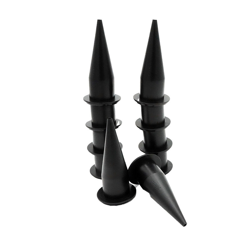 Malco Products 5 Inch Plastic Replacement Nozzle F/CGS1 Caulk Gun, Black, 10 Pieces, large image number 2