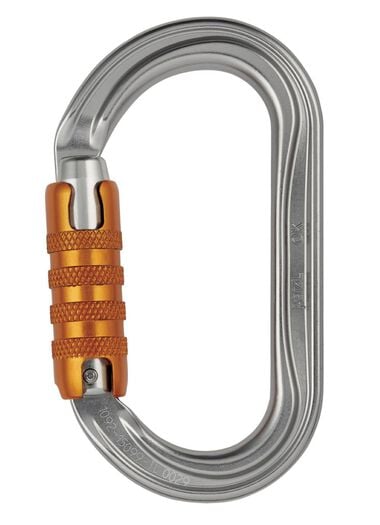 Petzl H-Frame Carabiner, Oval TRIACT-LOCK
