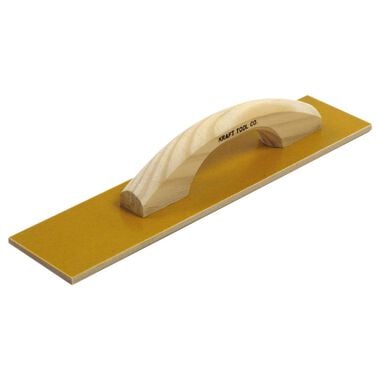 Kraft Tool Co 16in x 3 1/2in Square End Laminated Canvas Resin Hand Float