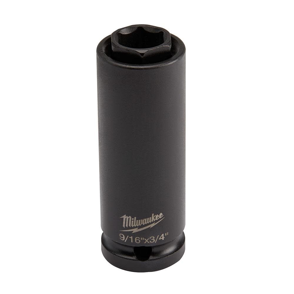 Milwaukee SHOCKWAVE Lineman's 6PT 9/16 in. x 3/4 in. 2-in-1 Socket, large image number 2