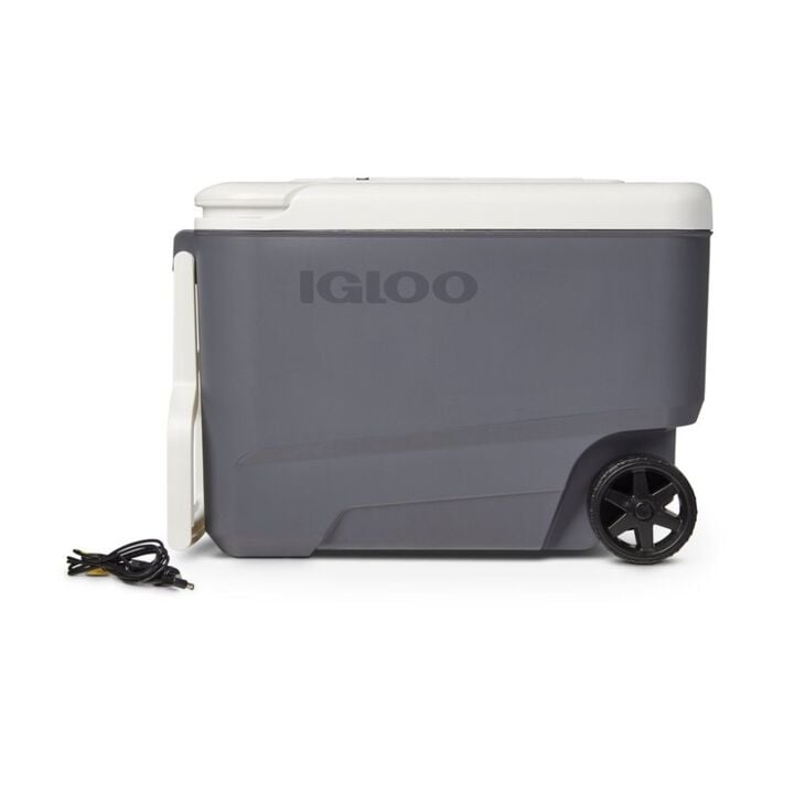 Igloo Versatemp Thermoelectric Hard Cooler Carbonite/White 35qt
