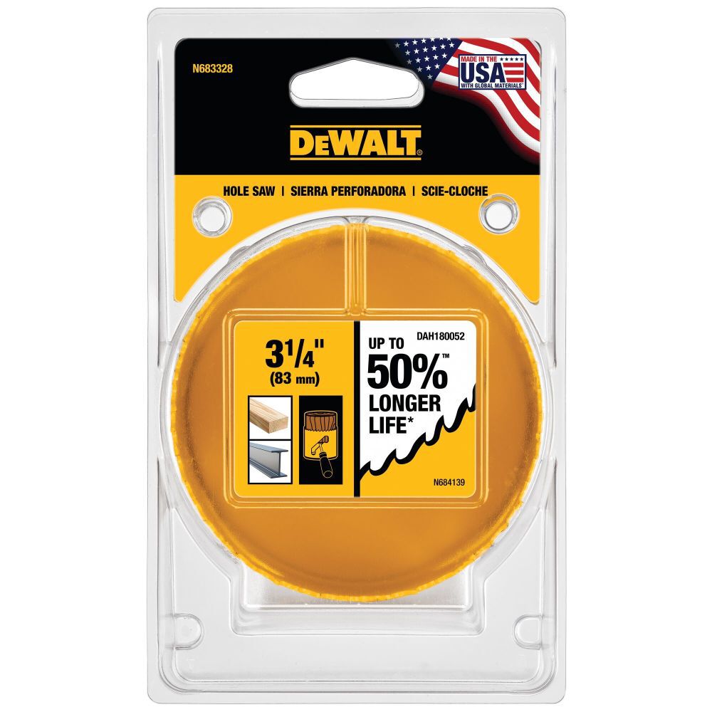 DEWALT 3-1/4 (83mm) Hole Saw, large image number 3