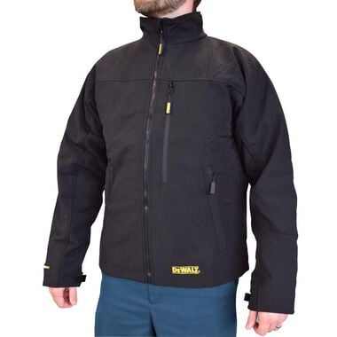 DEWALT Unisex Heated (Bare Tool) Soft Shell Jacket Black Small, large image number 5