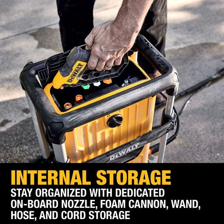 DEWALT 3000 PSI 1.1 GPM Electric Cold Water Pressure Washer with 4 Spray Nozzles, large image number 6