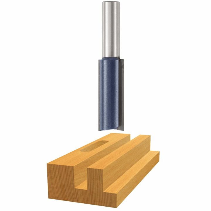 Bosch 3/4in x 2in Carbide Tipped 2 Flute Straight Bit