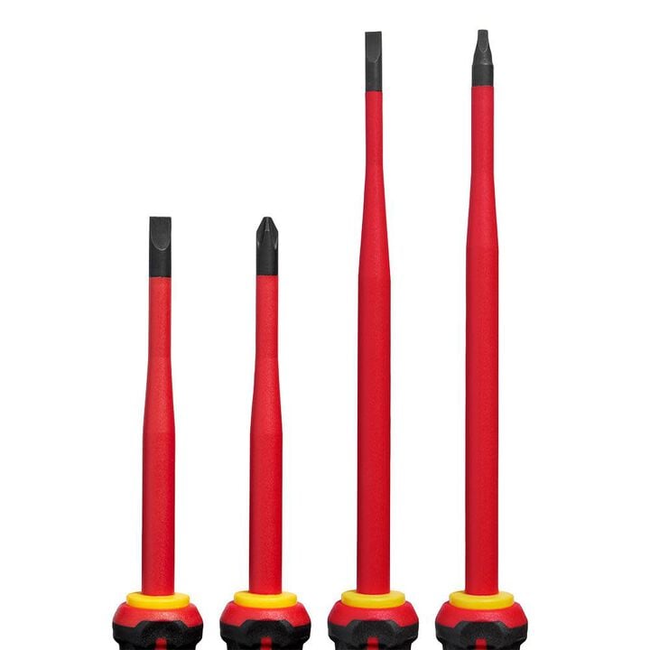 Milwaukee 1000V Insulated Slim Tip Screwdriver Set 4pc, large image number 2