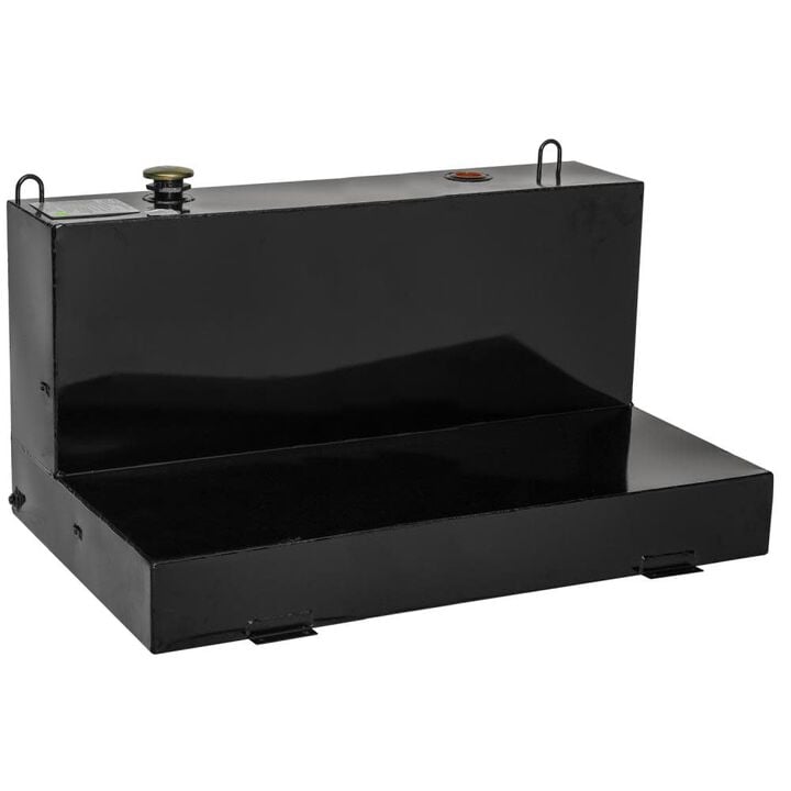 Crescent JOBOX Steel Transfer Tank 100 Gallon L-Shaped Black