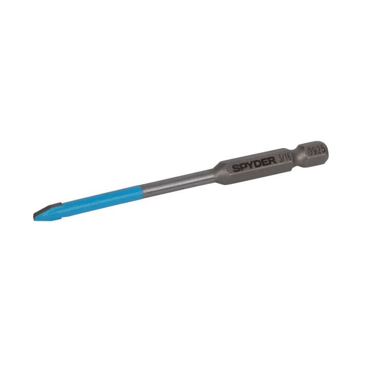 Spyder 3/16 Inch x 3.5 Inch Tile & Glass Drill Bit, Carbide-Tipped