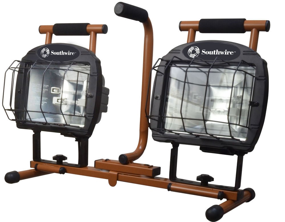 Southwire Tripod Work Light 1400 Watt Halogen Twin Head, large image number 3