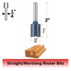 Bosch 13/16in x 3/4in Carbide Tipped 2 Flute Straight Bit, small image number 2