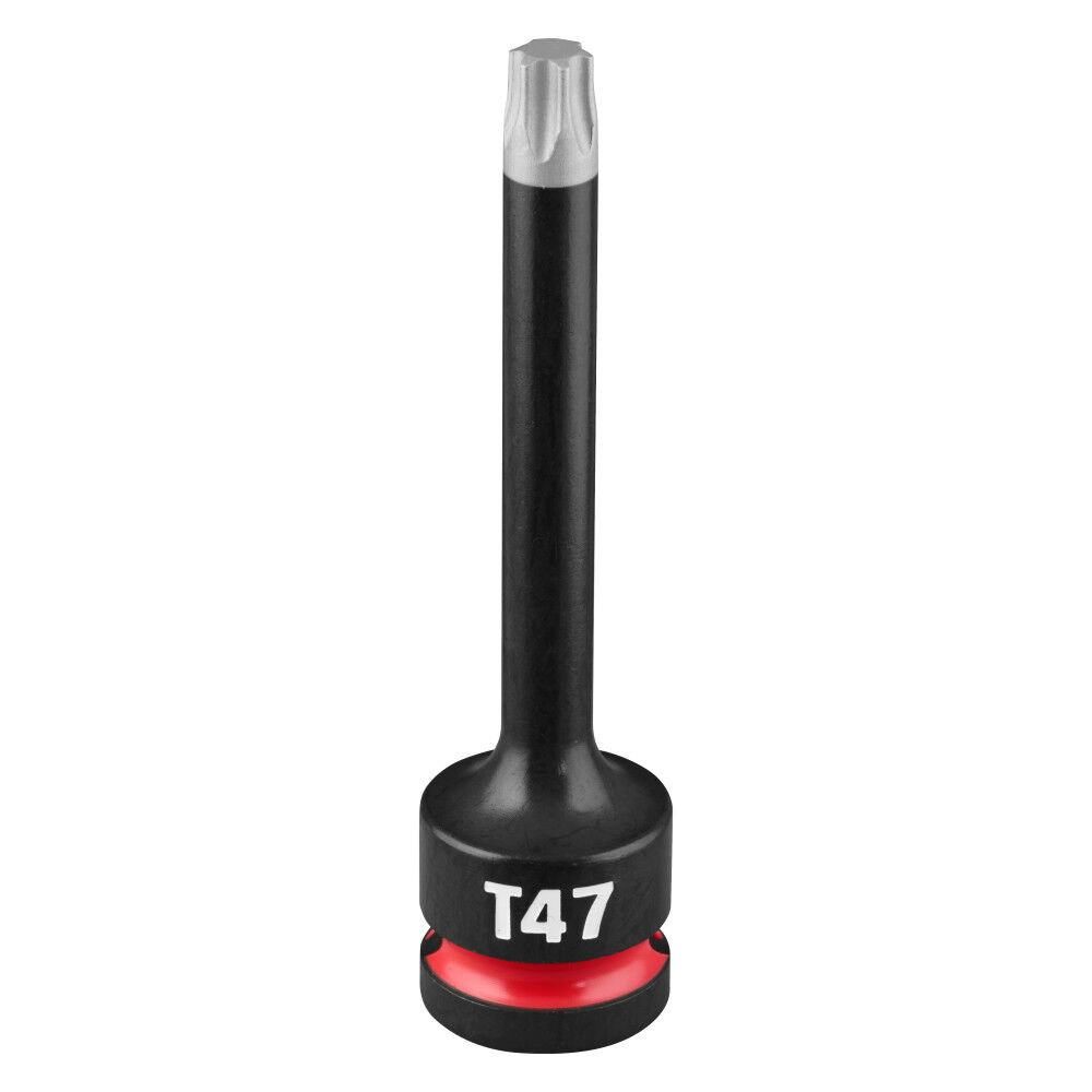 Milwaukee SHOCKWAVE Impact Duty 1/2 Inch Drive 4 Inch Torx T47 Bit Socket - 49-66-7367