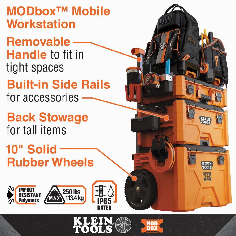 カタログギフトも！ MODbox Tools Klein Rolling Tools Acme - 54802MB Toolbox ラッピング・包装