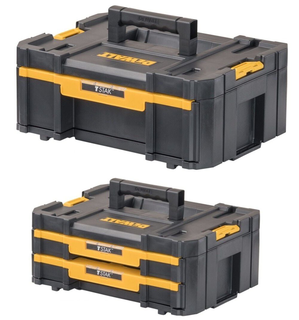 DEWALT TSTAKIII Single Deep Drawer & TSTAKIV DoubleShallow Drawer Bundle, large image number 1