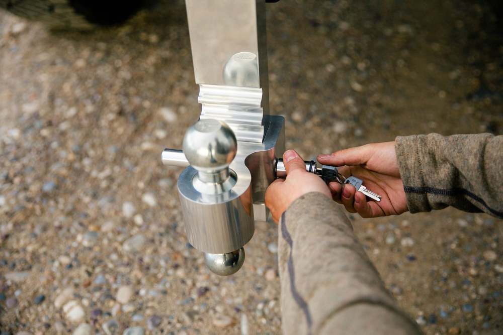 Andersen Hitches 8in Rapid Hitch Aluminum Adjustable Ball Mount, large image number 4