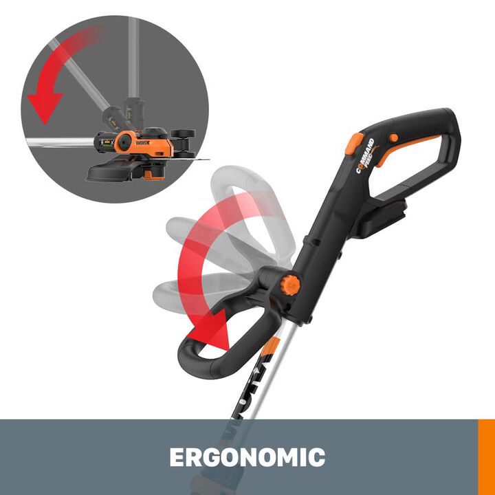 Worx 20V Power Share Trimmer and Blower Combo Kit, large image number 4