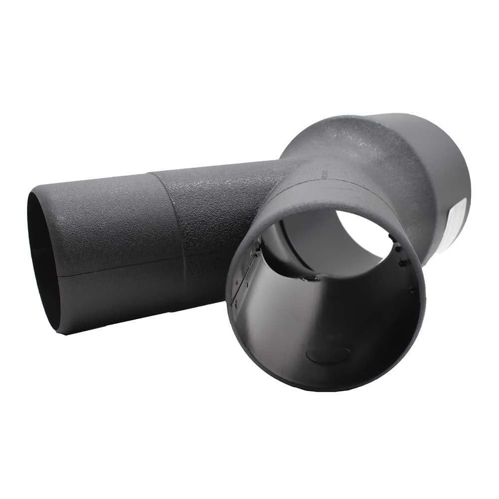 Big Horn 4 x 2-1/2 Inch Black Plastic Two-Way Tube Coupler Adapter, large image number 2