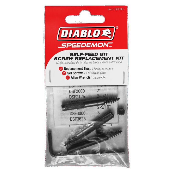 Diablo Tools SPEEDemon Self-Feed Bit Screw Replacement Kit, large image number 2