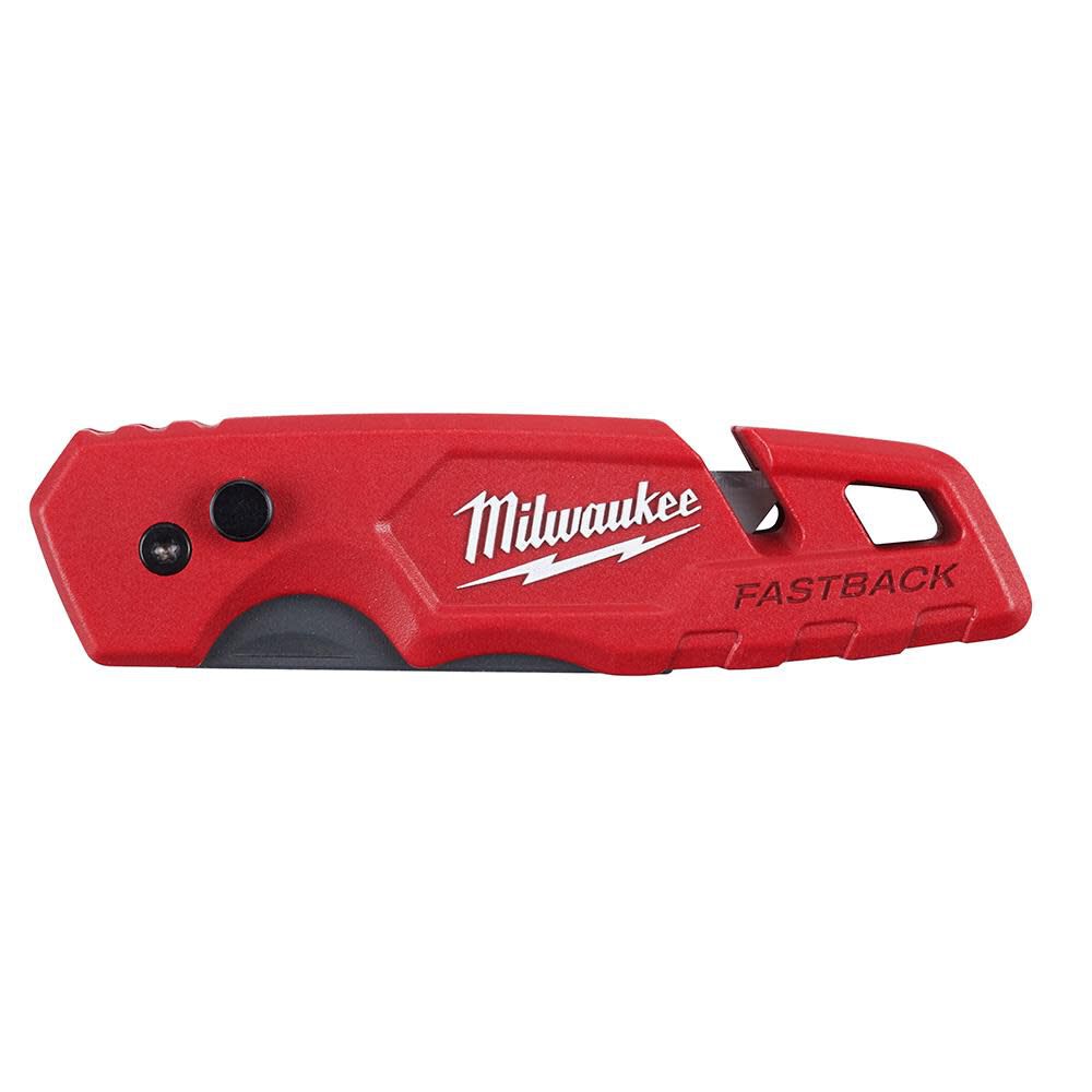 Milwaukee 4pk FASTBACK Folding Utility Knife with Blade Storage, large image number 3