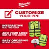 Milwaukee Class 2 High Visibility Yellow Mesh One Pocket Safety Vest - S/M, small image number 2