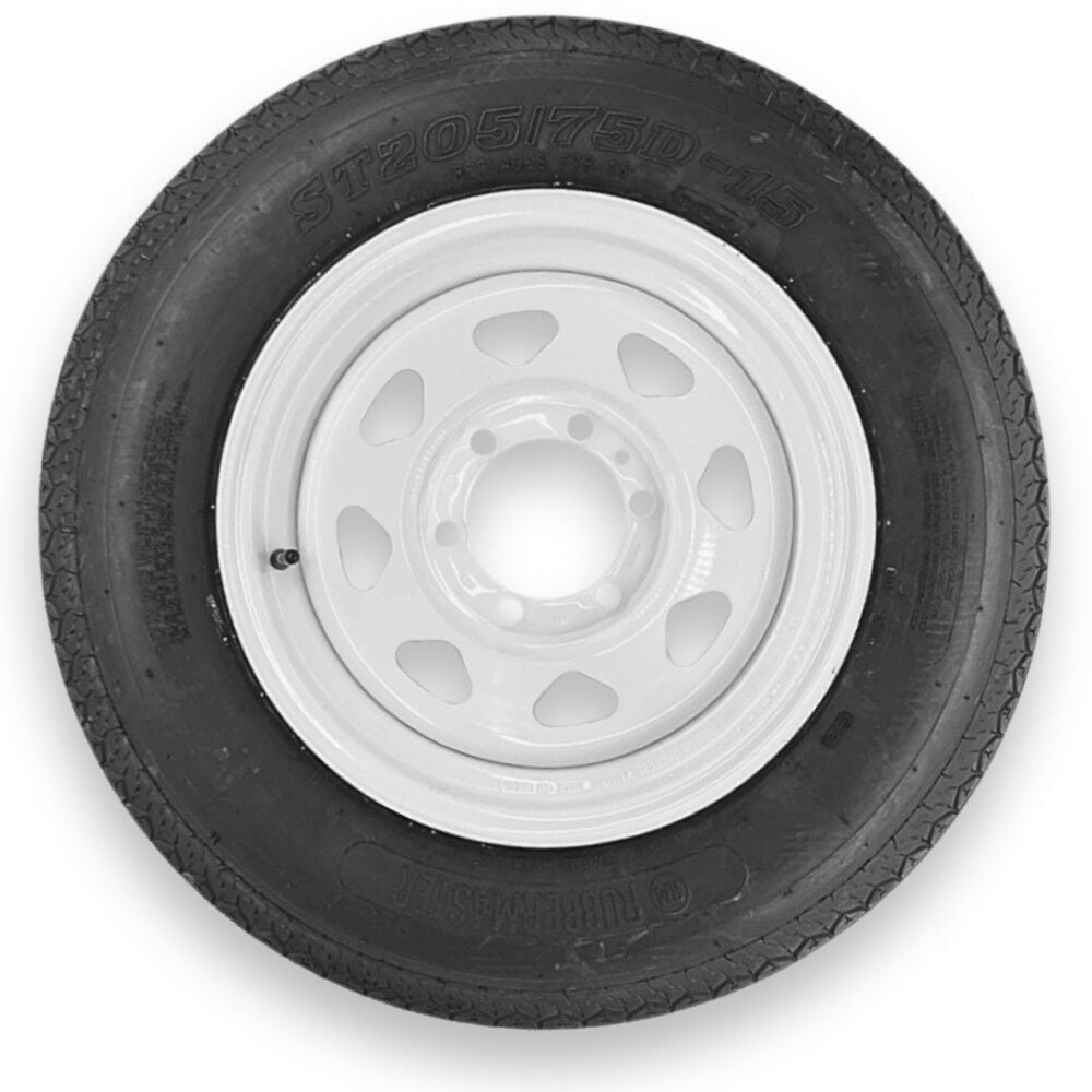 Rubbermaster Tire F78-15 6P TL & MTD 15 x 6 6 on 5.5 SPOKE – 599296
