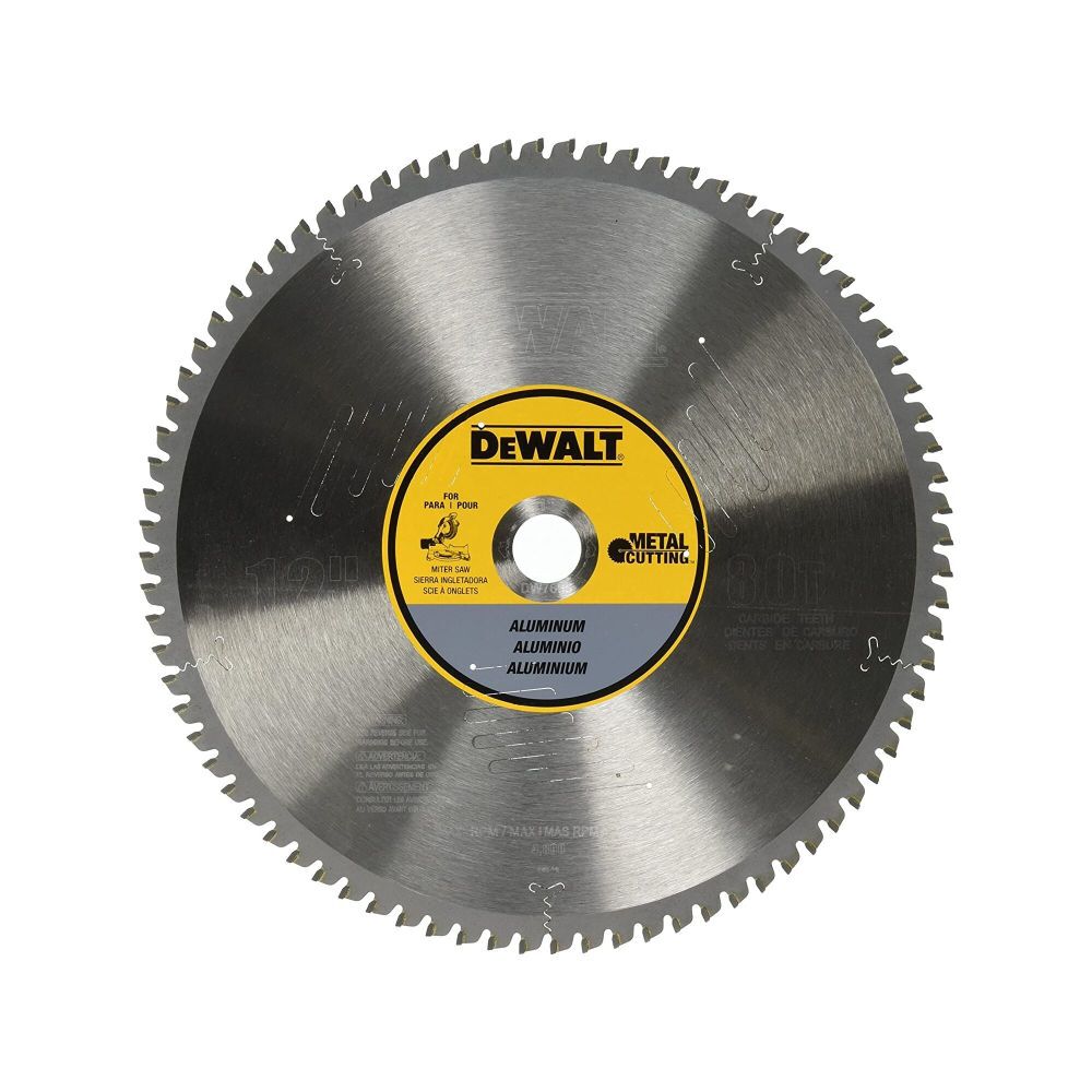 DEWALT 12 In. 80T Aluminum Thin Plate Metal Cutting, large image number 2