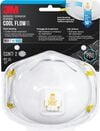 3M 8511 White N95 Valved Sanding Respirator, 2 Pieces, small image number 1