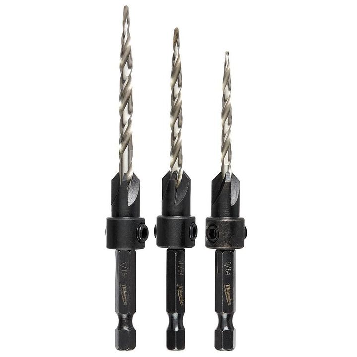 Milwaukee #6/#8/#10 3Pc Countersink Set, large image number 7
