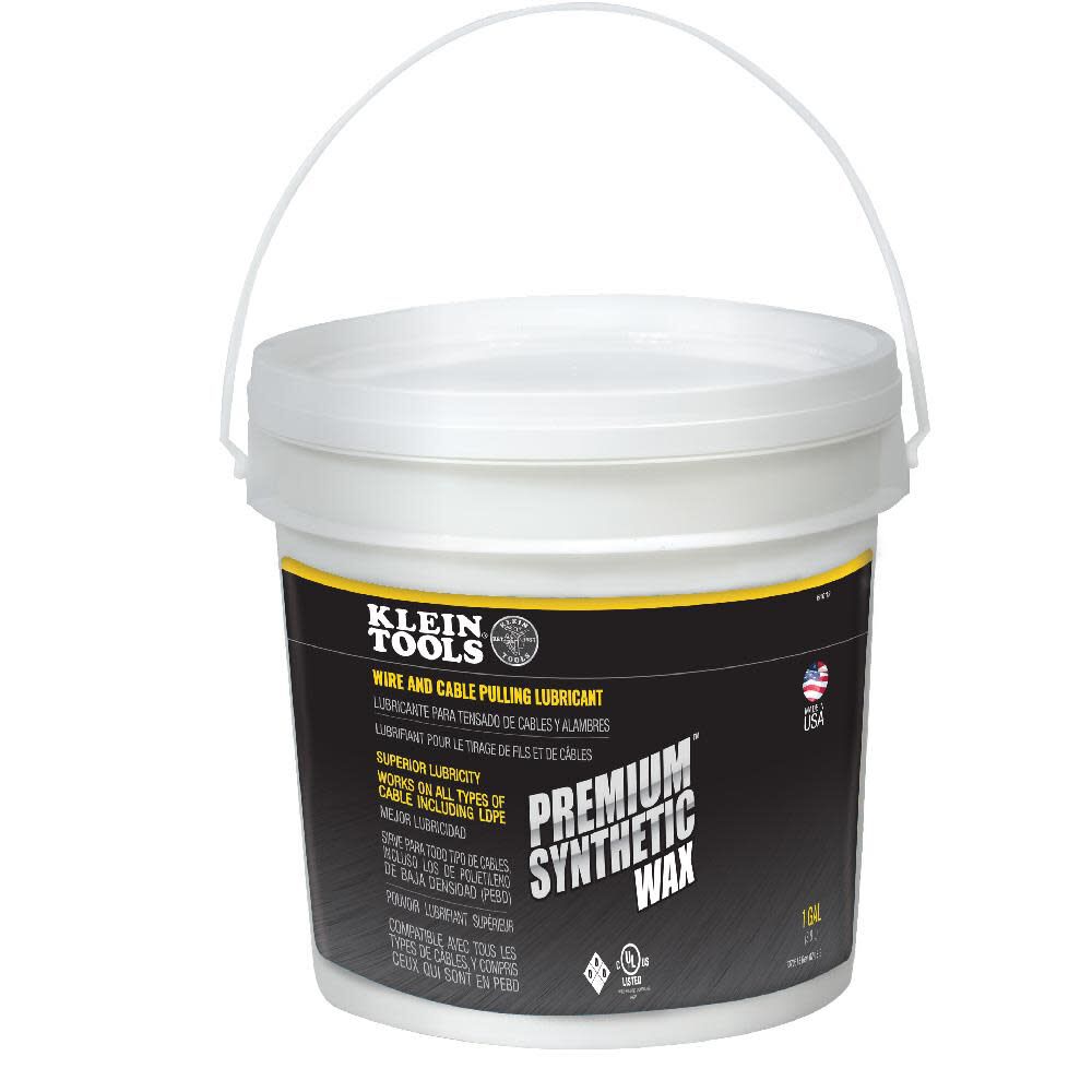 Klein Tools Premium Synthetic Wax Lubricant - 1 Gal, large image number 1