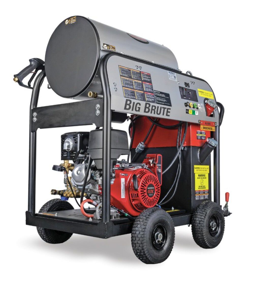Simpson Big Brute 4000 PSI 4.0 GPM Gas Powered Hot Water 49 State Commercial Pressure Washer with 4 Spray Tips, large image number 2