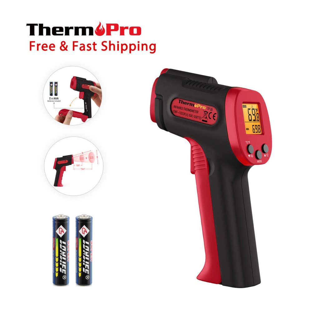 TempPro Digital Infrared Thermometer Gun, large image number 2
