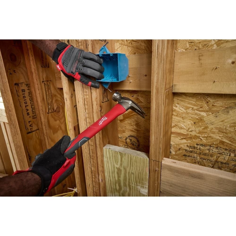 Milwaukee 21oz Milled Face Poly/Fiberglass Handle Hammer, large image number 4