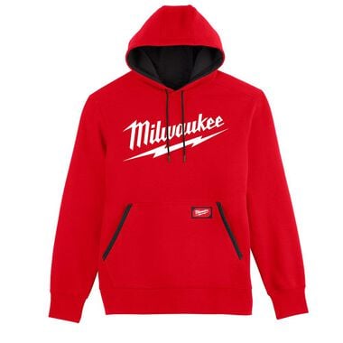 Milwaukee Midweight Pullover Hoodie Big Logo Red, large image number 5