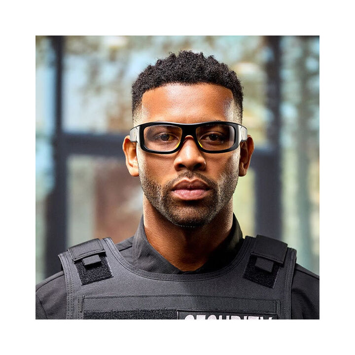 Lucyd Matte Black Frame Armor Photochromic Smart Safety Glasses, large image number 6